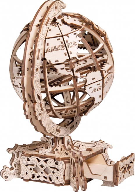 Wooden City 3D puzzel Globus 231 onderdelen