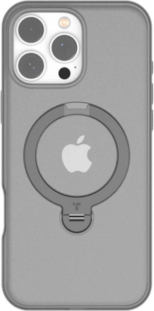 Torras Ostand Spin hoesje voor iPhone 16 Pro Max grijs