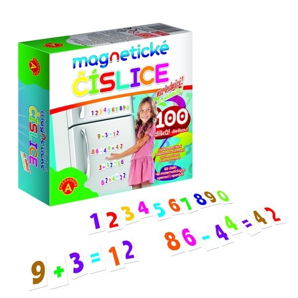 Magnetische cijfers voor op de koelkast