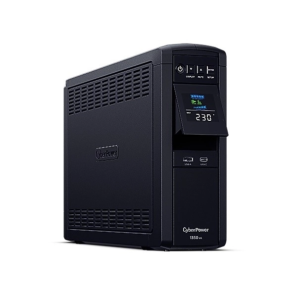 Back-up energiebron UPS CyberPower 1350 VA met LCD