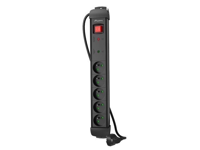 Voedingsstrook 3,0m 5x230 cz SP1-05E-0300-BK