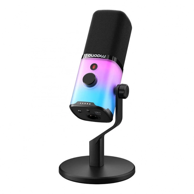 Microfoon Maono PD100X RGB zwart