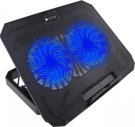 Koelmat voor laptop 17" met LED-verlichting en verstelbare hoogte
