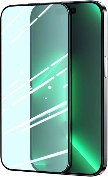 Volledig dekkend gehard glas met oogbescherming JOYROOM voor Apple iPhone 14 (6,1")