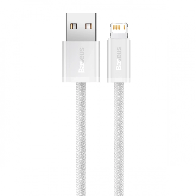 Baseus Dynamic kabel USB naar Lightning, 2,4 A, 2 m (wit)