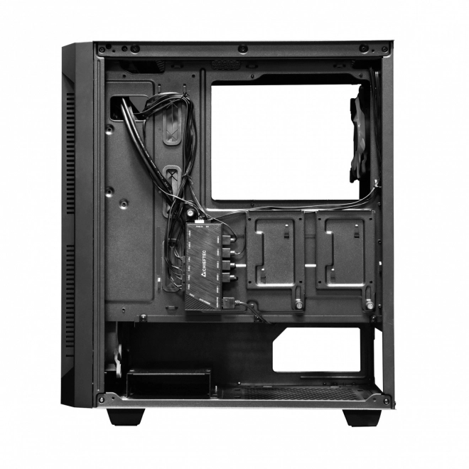 Midi Tower-kast CHIEFTEC Hunter met 4x RGB-ventilatoren