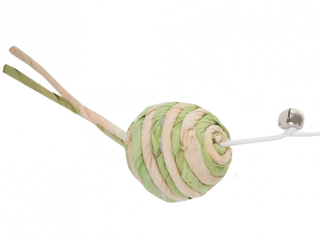 Kattenspeeltje vissershengel met rammelbal
