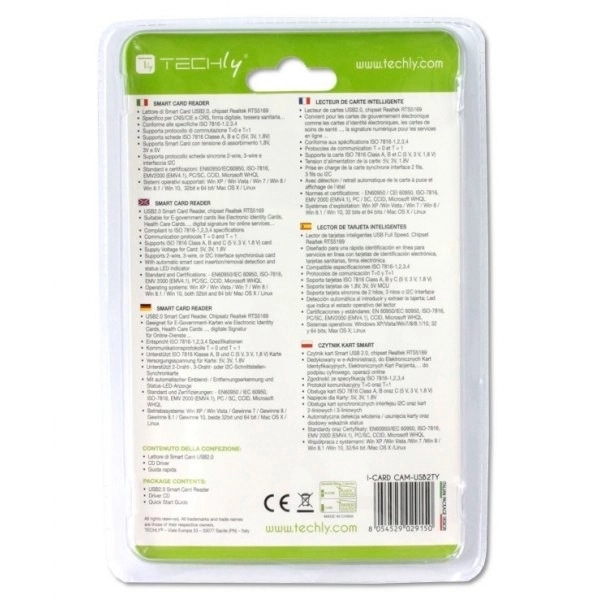 Witte USB-smartkaartlezer