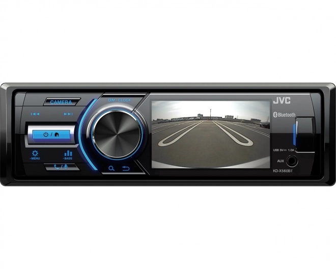 Autoradio JVC met Bluetooth en monitor
