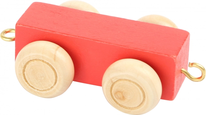 small foot gekleurde platte wagon