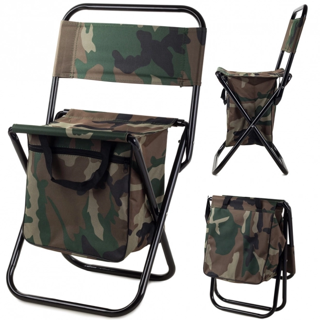 Opvouwbare vis- en wandelstoel tas camo