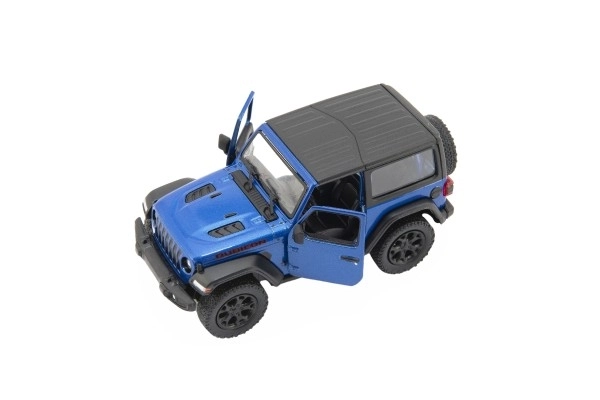 Metalenauto Kinsmart Jeep Wrangler 2018 met retourtrek, 12,5cm