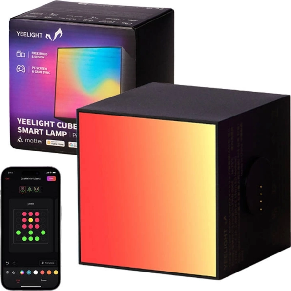 Yeelight Cube Smart Lamp Panel – uitbreidingsmodule voor gamingverlichting