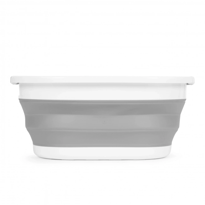 Opvouwbare wasmand wit-grijs 20 L van ModernHome