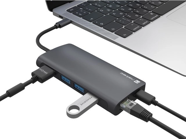 Multiportrale adapter USB-C Natec Fowler 2 V2