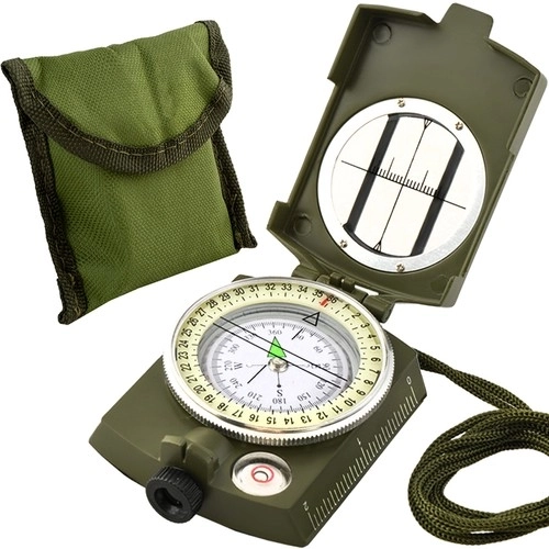 Militaire kompas voor buiten navigatie