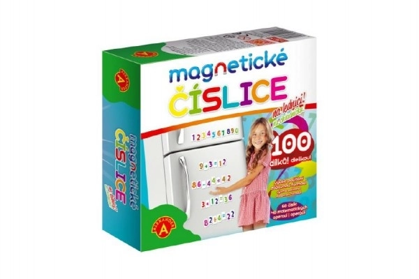Magnetische cijfers voor op de koelkast