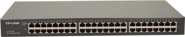 48-poorts gigabit-switch TP-Link TL-SG1048 voor rack- en desktopgebruik