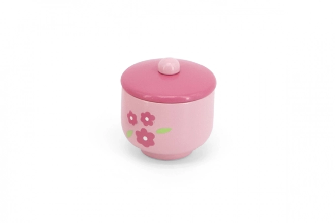 Kinderthee- en koffieset Viga op dienblad