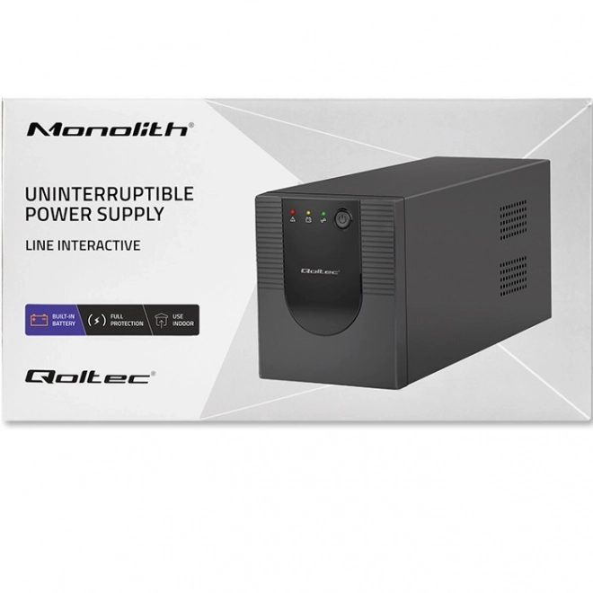 Back-up stroombron UPS Qoltec 1200VA 720W