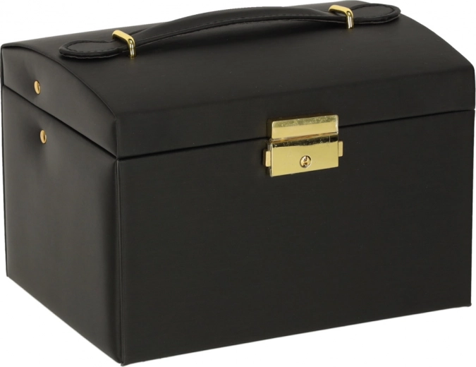 Afsluitbare opslag met stijlvol beslag