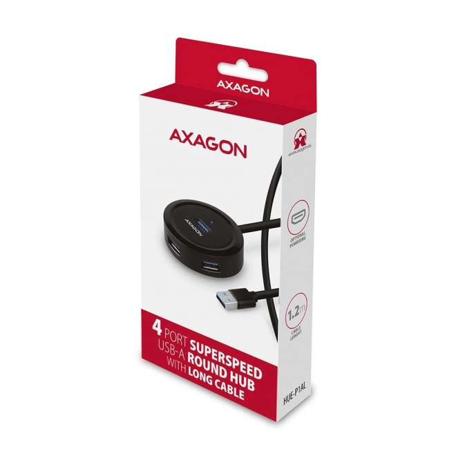 USB hub 4 poorten USB 3.2 Gen 1 rond