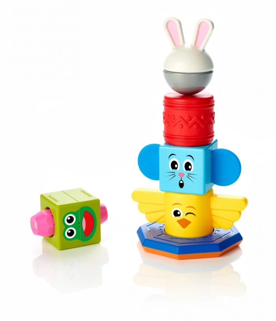 Magnetische bouwset SmartMax Mijn eerste totem - 8 stukken