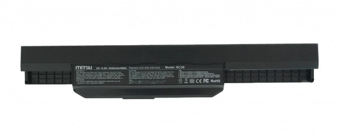 Batterij voor Asus A53, K53 4400 mAh
