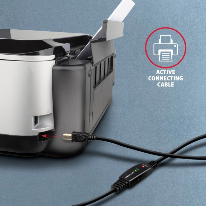 ADR-215B USB 2.0 A-M -> B-M actieve verbindingskabel/versterker 15 m