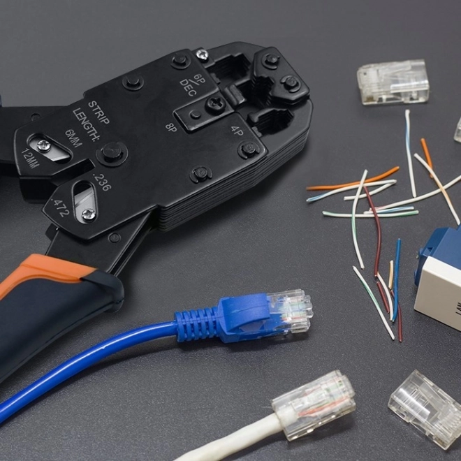 Doorvoerkoppeling RJ45-connector CAT6 FTP met vergulde contacten, 100 stuks