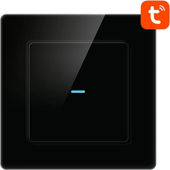 Slimme WiFi-schakelaar Avatto met 1 knop TUYA (zwart)