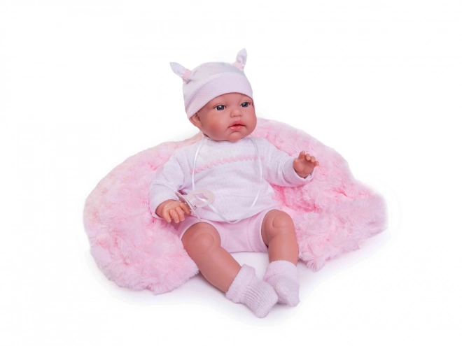 Antonio Juan 7030 Toneta Realistische baby met geluiden en zacht stoffen lichaam - 34 cm
