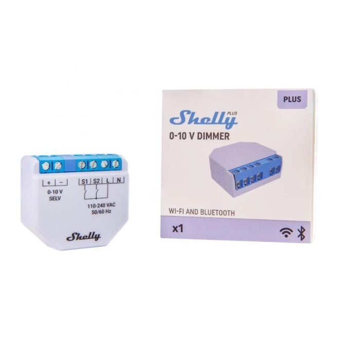 Shelly Plus 0-10V lichtdimmer WiFi/Bluetooth
