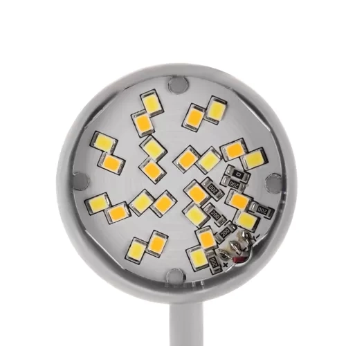 Witte bureaulamp met clip Izoxis