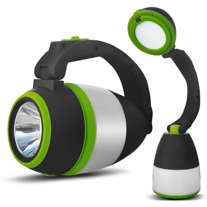 Multifunctionele LED-lamp met functies als zaklamp, kampeerlamp en tafellamp