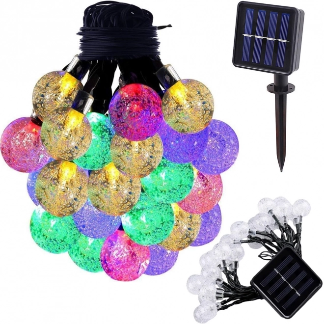 Tuin solar lichtslinger meerkleurig