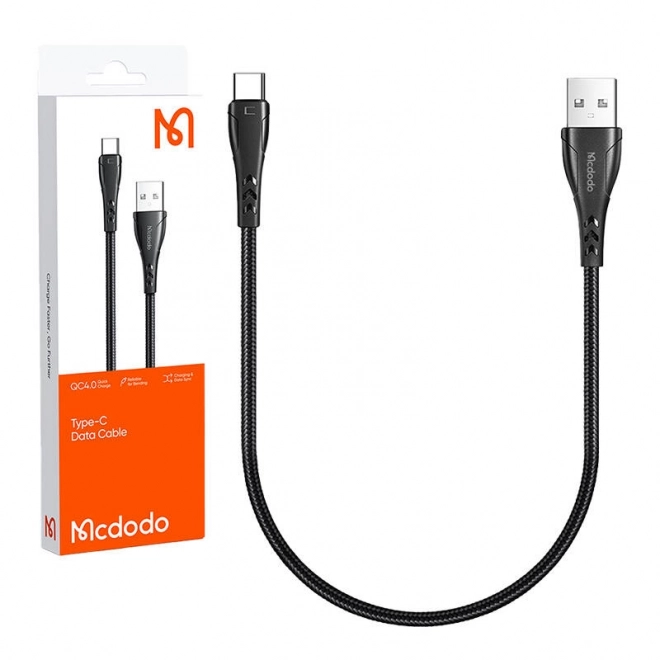 USB-naar-USB-C kabel, Mcdodo CA-7460, 0,2m (zwart)