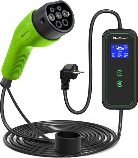Qoltec draagbare laadapparaat voor elektrische auto’s