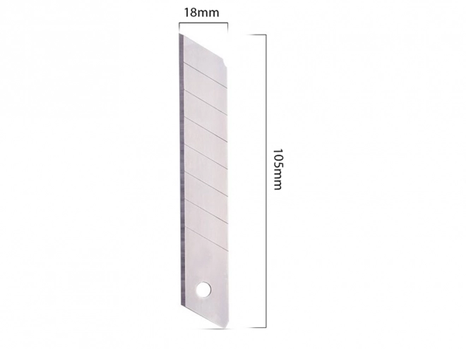 Reservemesjes 18 mm, set van 10 stuks