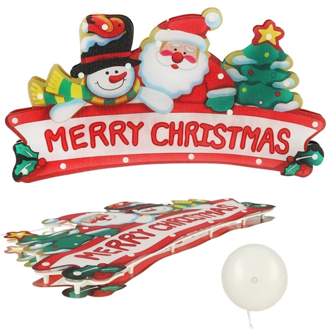 Kerst LED-decoratie Merry Christmas 45 cm