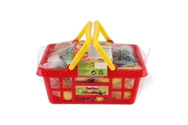 Winkelmandje met fruit/groenten 25 delen