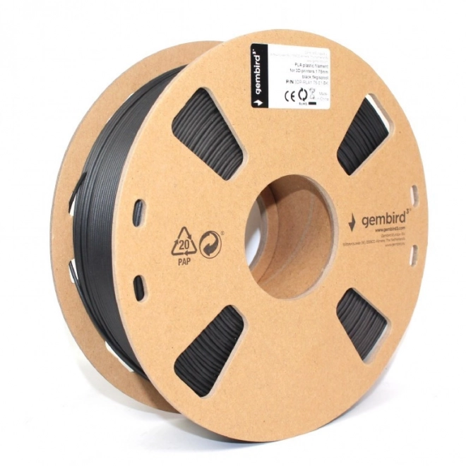Filament voor 3D-printer PLA 1,75 mm zwart
