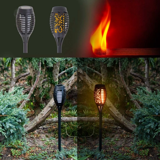 Zonnelampen tuin toortsen 12 LED
