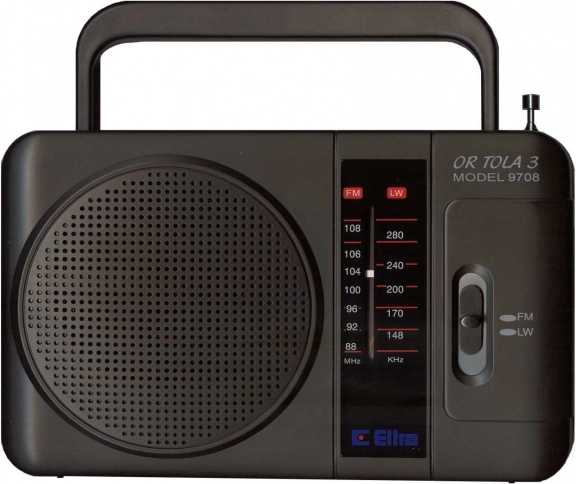 Draagbare radio TOLA zwart