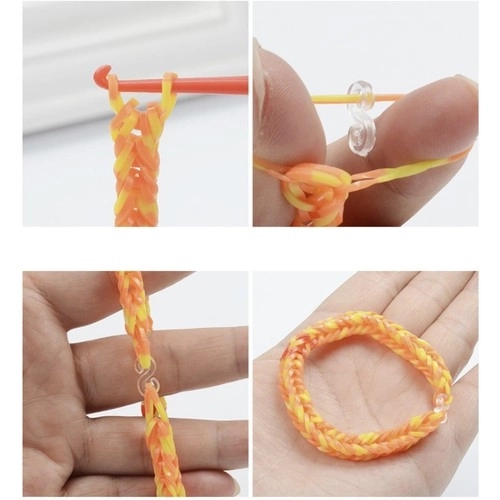Doe-het-zelf armbanden maken van elastiekjes 18082