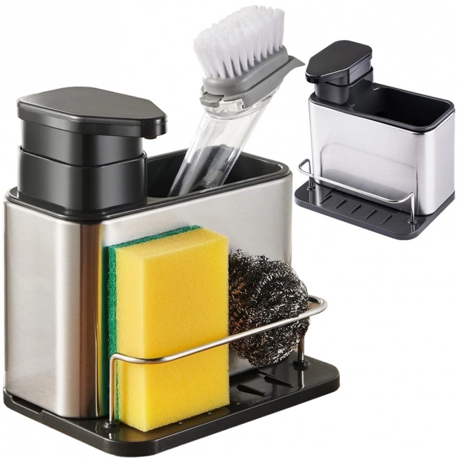 Keuken zeepdispenser en sponsorganizer