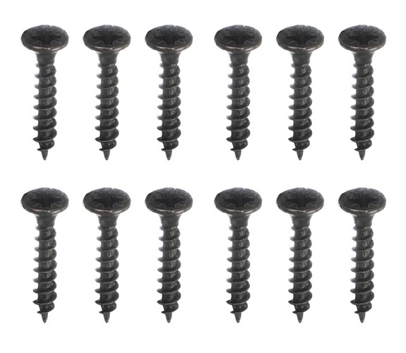 zwarte wandhaken - set van 5 stuks