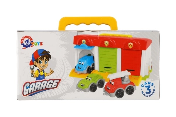 Garage met autootjes en accessoires Technok Toys