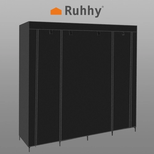 Opvouwbare stoffen kast 170x170cm Ruhhy 23740