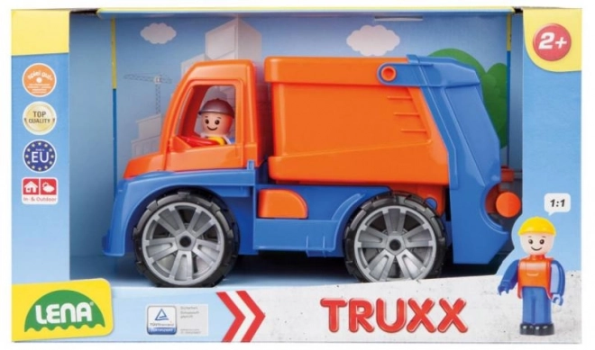 Truxx gekleurd vuilniswagen 29 cm